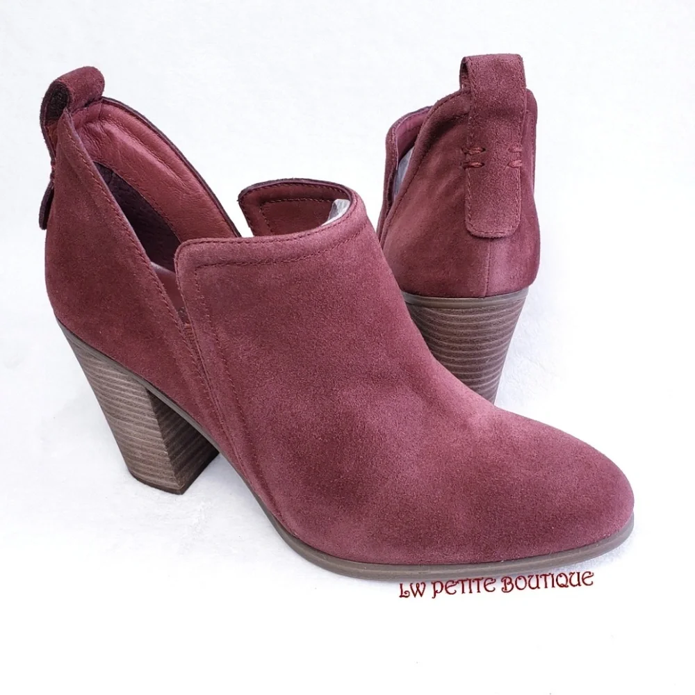Vince Camuto Francia Sedona Suede Booties sz 11